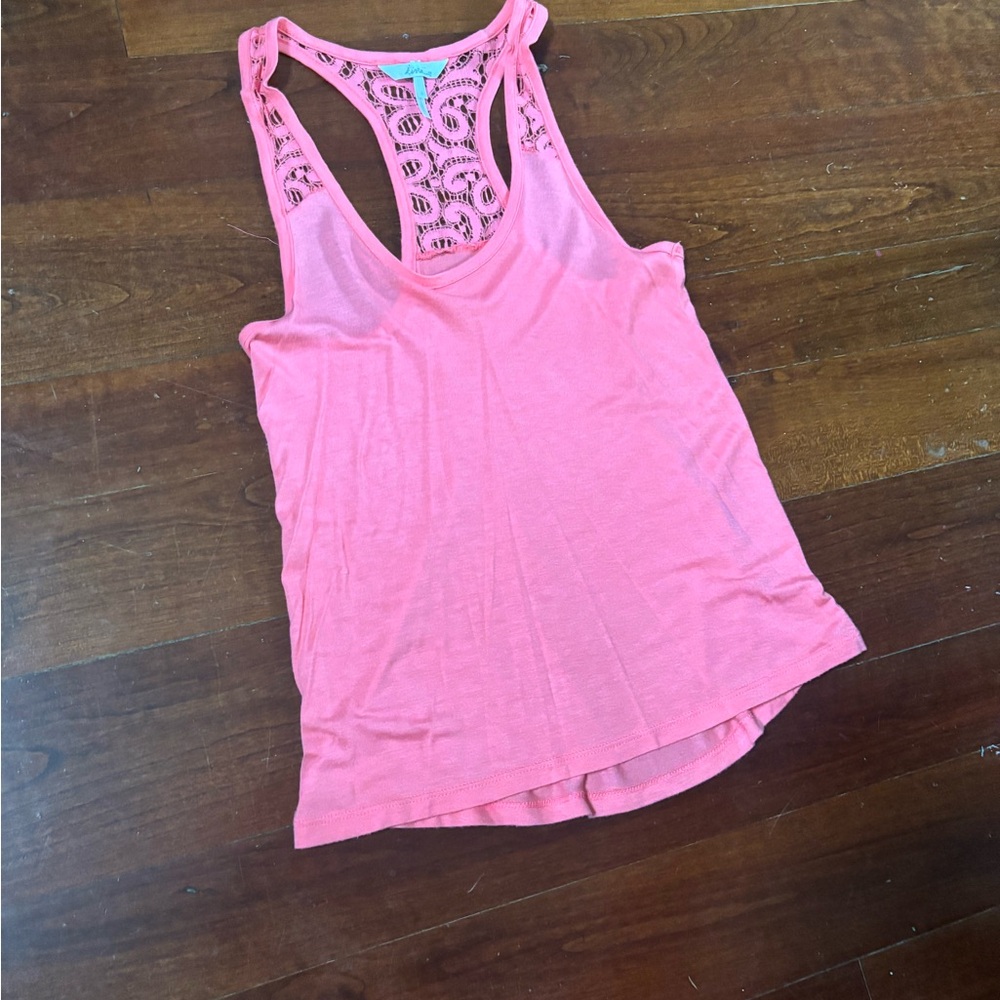 Coral Racerback Tank Top